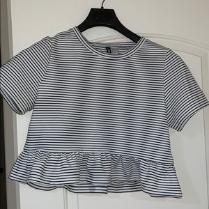Striped Crop Top